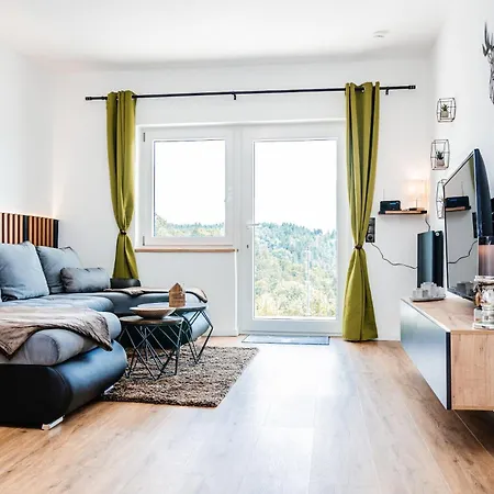 Stilvolle Ferienwohnung Mit Blick In Die Natur Saldenburg Exterior foto